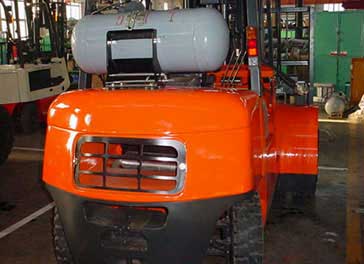 China 2.5 tons gasoline forklift truck 