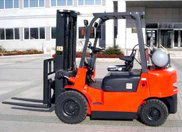 China 2.5 tons gasoline forklift truck 