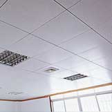 Square panels suspended ceilings
